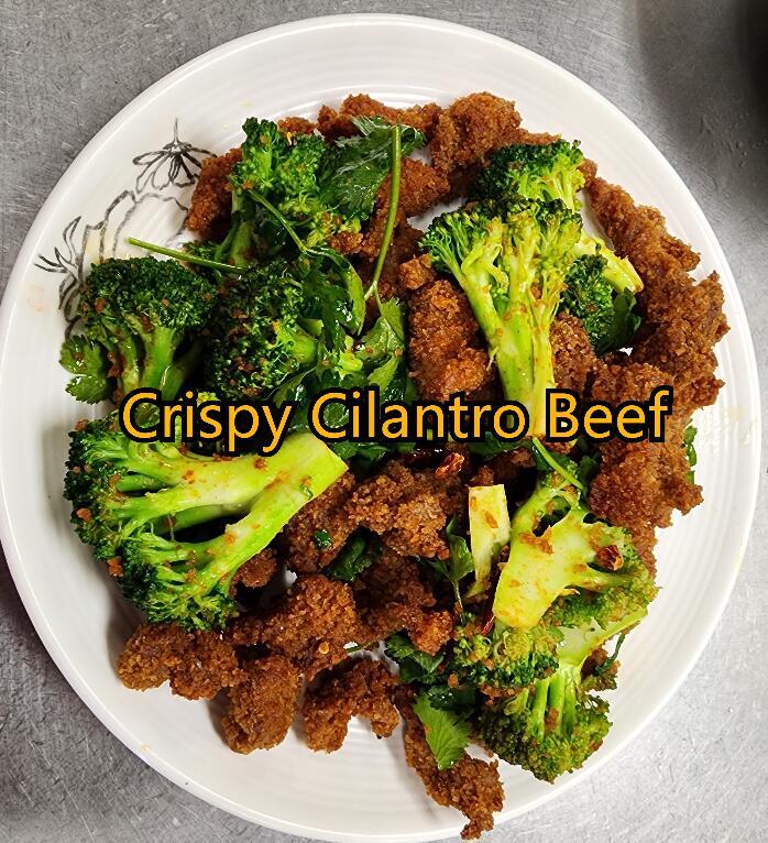 Crispy Cilantro Beef