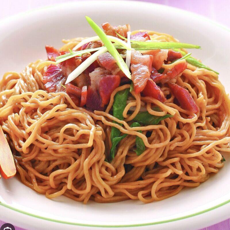 Roast Pork Pan-Fried Noodle