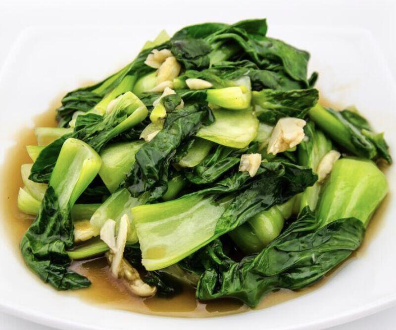 Baichoy w. Minced Garlic